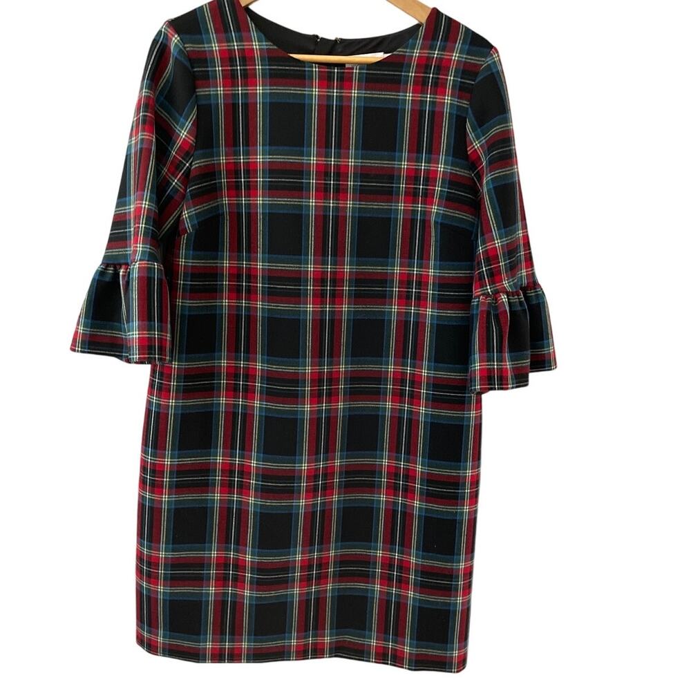 Vineyard Vines Red and Black Plaid Mini Dress